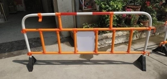 2M PVC 欄河-橙白色