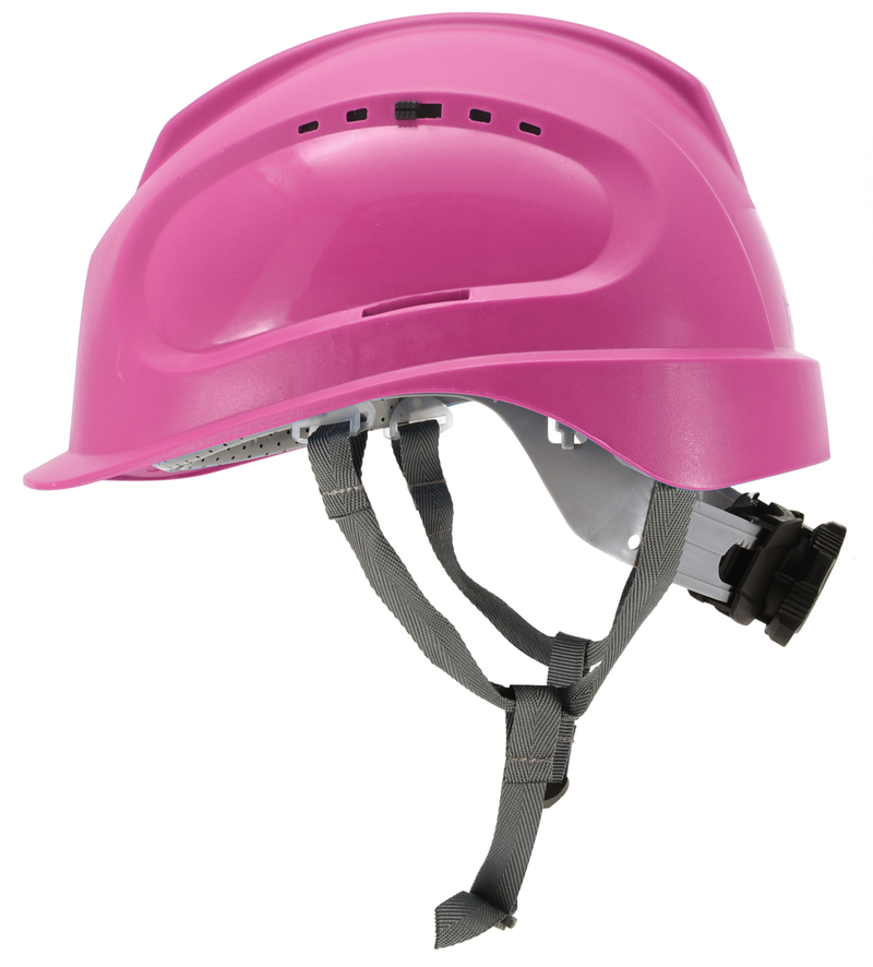 Yota Safety - Safety Helmet + chin Strap -Pink