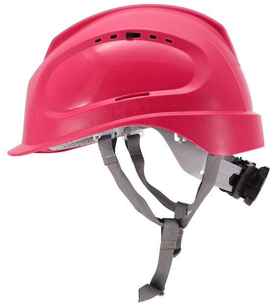Yota Safety - Safety Helmet + chin Strap -Red
